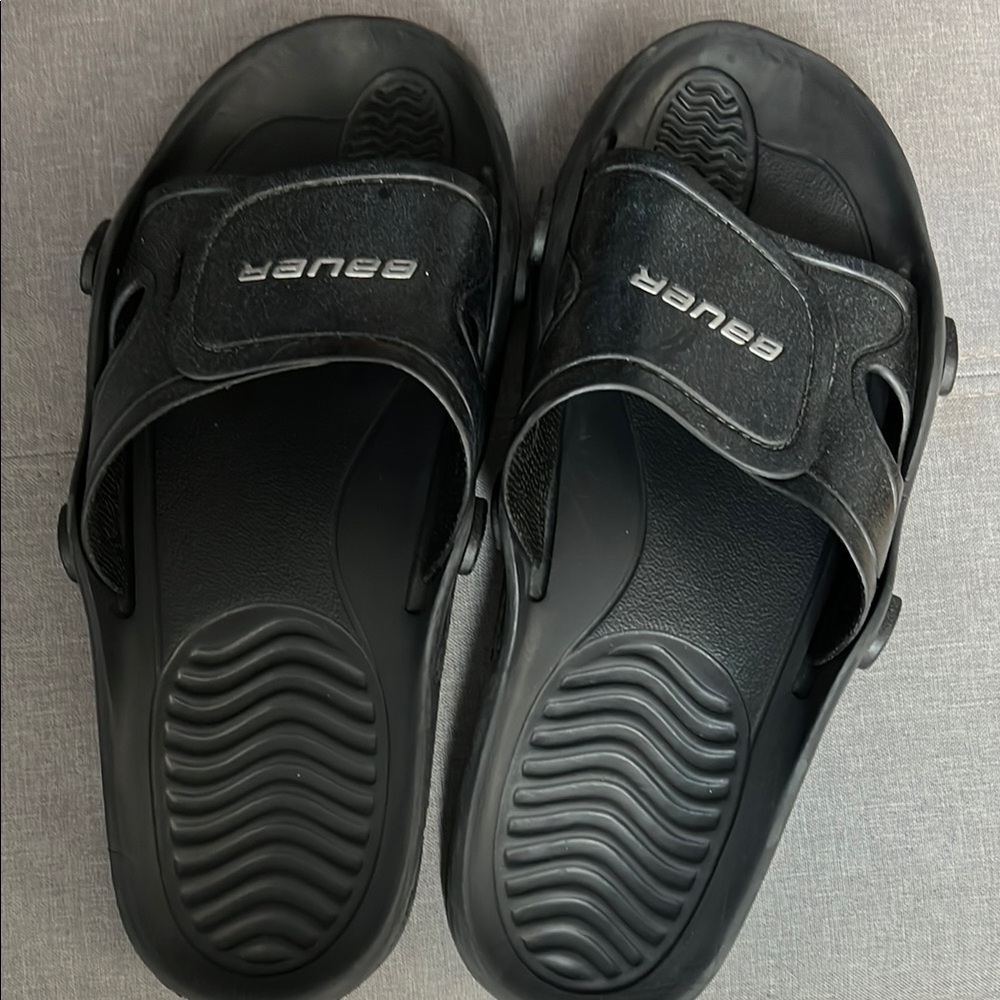 Bauer Black Men's Slide Sandals